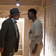 Harrison Ford and Chadwick Boseman in 42 (Warner Bros.)